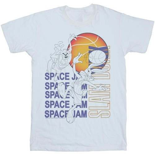 Vêtements Femme T-shirts manches longues Space Jam: A New Legacy Slam Dunk Blanc