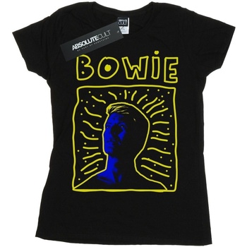 Vêtements Femme T-shirts manches longues David Bowie 90s Noir