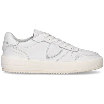 Chaussures Femme Baskets mode Philippe Model VNLD V001 - NICE LOW-BLANC Blanc