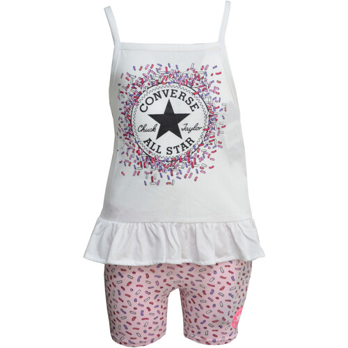 Vêtements Fille Ensembles de survêtement Converse 3CC683 Blanc