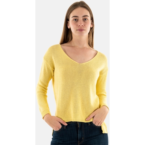 Vêtements Femme Pulls Please m4977 Jaune