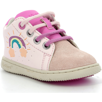 Chaussures Fille Boots Kickers Kickblace Rose