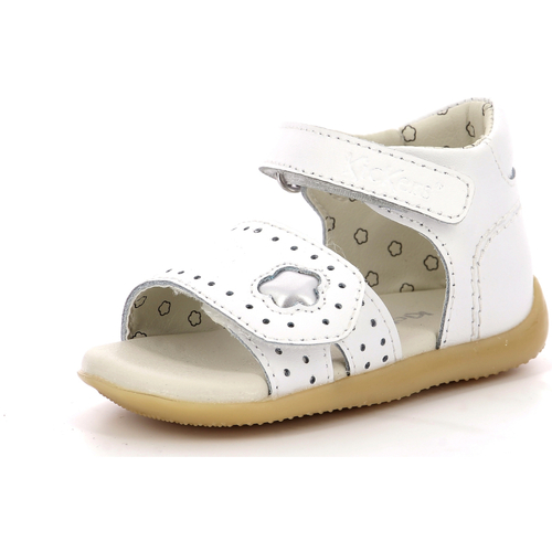 Chaussures Fille Sandales et Nu-pieds Kickers Bigkratch-c Blanc