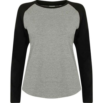 Vêtements Femme T-shirts manches longues Sf SK271 Noir