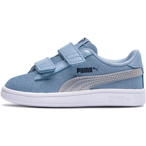 Chaussures Fille Baskets mode Puma 367380 Marine