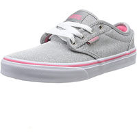 Chaussures Fille Baskets mode Vans VN0ZUS Argenté