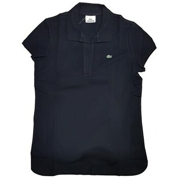 Vêtements Femme Polos manches courtes Lacoste PF8063 Noir