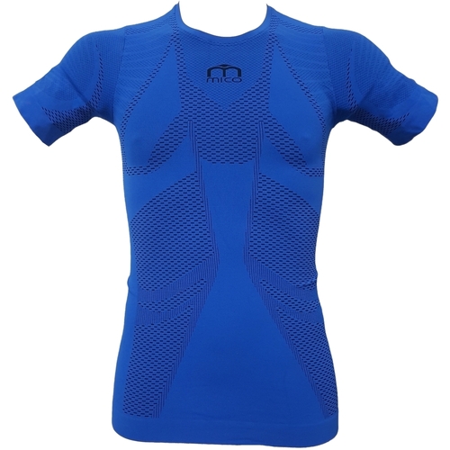 Vêtements Homme T-shirts manches courtes Mico IN1350 Bleu