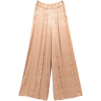 Vêtements Femme Jeans flare / larges Lumina TLL3711 Beige