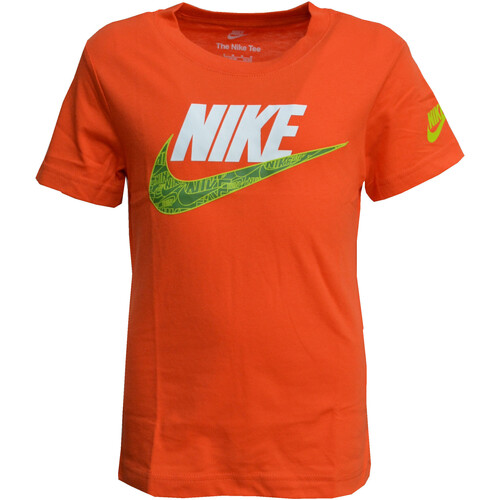 Vêtements Garçon T-shirts manches courtes Nike 86J673 Orange