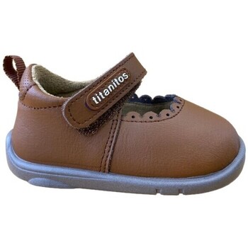 Chaussures Fille Ballerines / babies Titanitos 27921-18 Marron