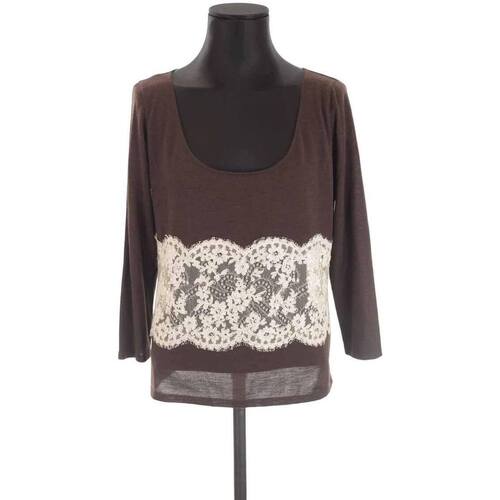 Vêtements Femme Tops / Blouses Valentino Blouse en laine Marron