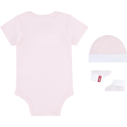 Vêtements Fille Ensembles enfant Levi's Coffret Boot Bonnet et Body Rose