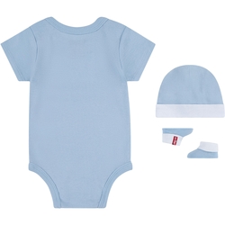 Vêtements Fille Ensembles enfant Levi's Coffret Boot Bonnet et Body Bleu