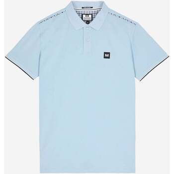 Vêtements Homme T-shirts & Polos Weekend Offender Sakai - chèque maison bleu ciel d'hiver Bleu