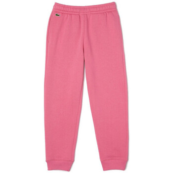 Vêtements Enfant Pantalons Lacoste PANTALON DE SURVÊTEMENT COLOR BLOCK ROSE  ENFANTS Rose