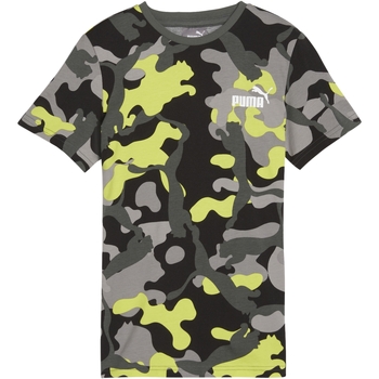 Vêtements Fille T-shirts manches courtes Puma Ess+Camo Gris