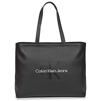 Sacs Femme Cabas / Sacs shopping Calvin Klein Jeans SCULPTED SLIM TOTE34 MONO Noir