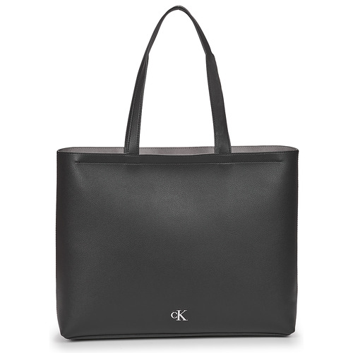 Sacs Femme Cabas / Sacs shopping Calvin Klein Jeans MINIMAL MONOGRAM SLIM TOTE34 Noir