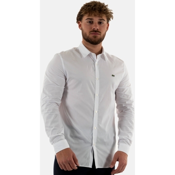 Vêtements Femme Chemises / Chemisiers Lacoste ch5620 Blanc