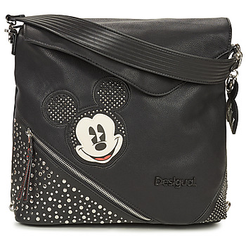 Sacs Femme Sacs à dos Desigual BACK MICKEY STUDSTYLE JERSEYMAX PU BLACK Noir