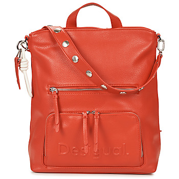 Sacs Femme Sacs à dos Desigual BACK HALF LOGO FW24 PRETORIA NO CONT Rouge