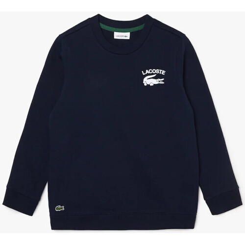 Vêtements Enfant Sweats Lacoste Sweatshirt garçon  à col rond Bleu