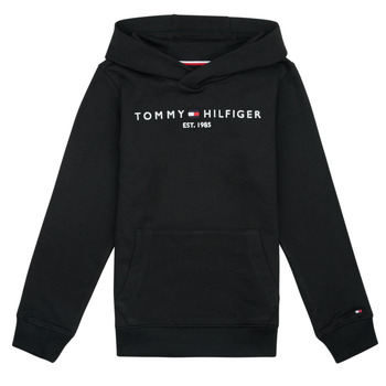 Vêtements Garçon Sweats Tommy Hilfiger ESSENTIAL HOODIE Noir