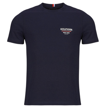 Vêtements Homme T-shirts manches courtes Tommy Hilfiger HILFIGER GLOBAL STRIPE TEE Marine