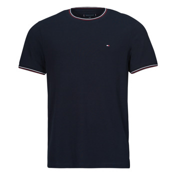 Vêtements Homme T-shirts manches courtes Tommy Hilfiger RWB TIPPED COLLAR TEE Marine