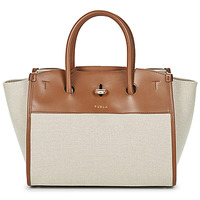 Sacs Femme Sacs porté main Furla FURLA GENESI M TOTE Beige / Cognac