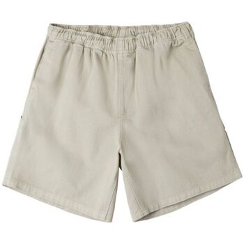 Obey Shorts Easy Denim Carpenter Homme Silver Grey