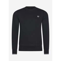 Vêtements Homme Pulls Fred Perry Sweat à col ras du cou - noir Noir