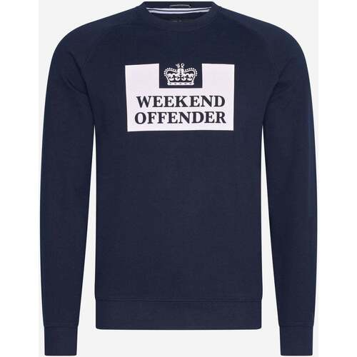 Vêtements Homme Pulls Weekend Offender Pénitentiaire classique - marine Bleu