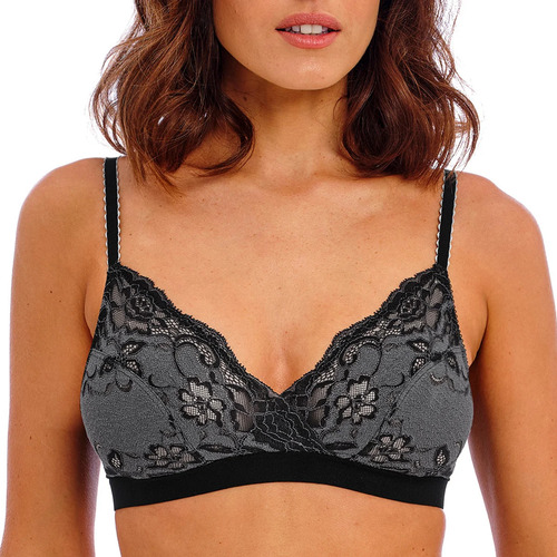 Sous-vêtements Femme Triangles / Sans armatures Wacoal Florilège Noir