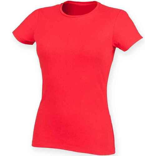 Vêtements Femme T-shirts manches longues Sf Feel Good Rouge