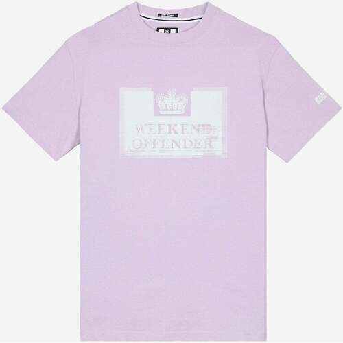 Vêtements Homme T-shirts & Polos Weekend Offender Bonpensiero - pervenche Violet