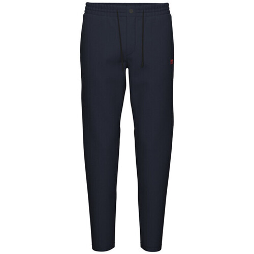 Vêtements Homme Pantalons BOSS Pantalon  Gyte223W slim à cordon de serrage Bleu Marine Bleu