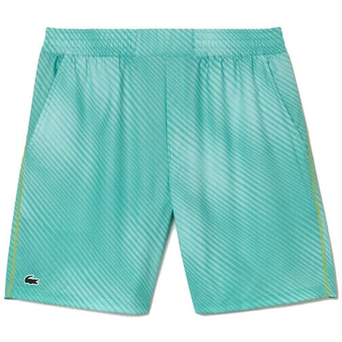 Vêtements Homme Shorts / Bermudas Lacoste SHORT HOMME  SPORT EN TAFFETAS VERT CLAIR Vert