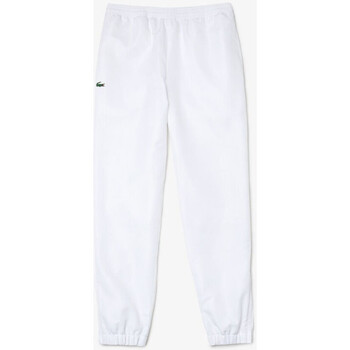 Vêtements Homme Pantalons Lacoste PANTALON DE SURVÊTEMENT UNI  SPORT EN TISSU LEGER BLA Blanc