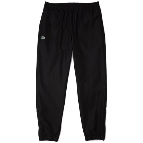 Vêtements Homme Pantalons Lacoste PANTALON DE SURVÊTEMENT UNI  SPORT EN TISSU LEGER NOI Noir