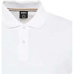 Vêtements Homme Polos manches courtes BOSS Pallas Blanc