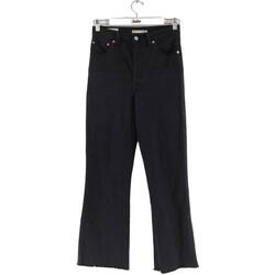 Vêtements Femme Jeans flare / larges Levi's Jean large en coton Noir