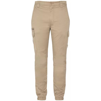 Vêtements Homme Pantalons Schott CARGO ELASTIQUE EN BAS Beige