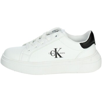 Chaussures Enfant Baskets montantes Calvin Klein Jeans V3X9-80876-1355 Blanc