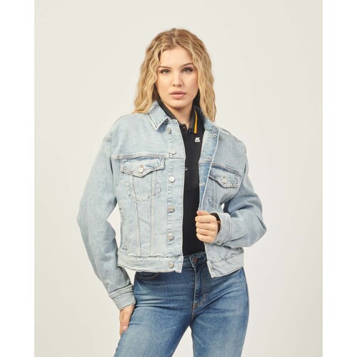 Vêtements Femme Blousons BOSS Veste courte femme  en jean Bleu