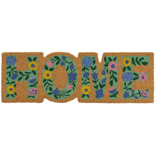 Maison & Déco Tapis Unimasa Paillasson Home floral 75 cm Multicolore