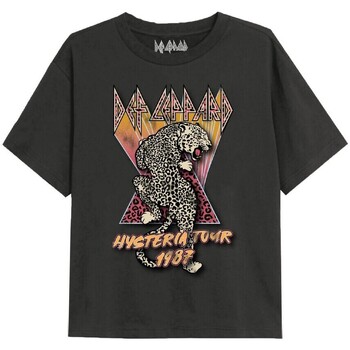 Vêtements Fille T-shirts manches longues Def Leppard 1987 Multicolore