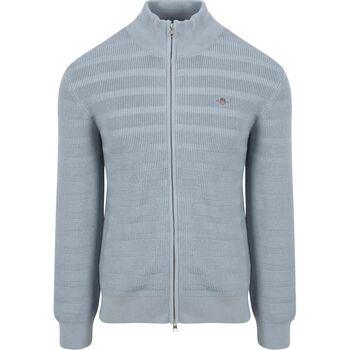 Vêtements Homme Sweats Gant Cardigan Structure Bleu clair Bleu