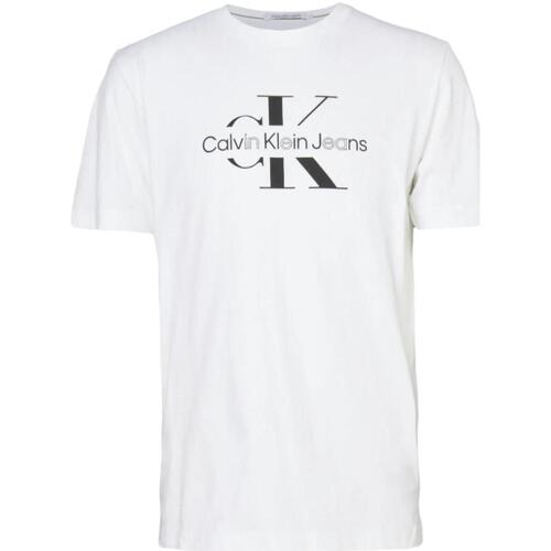 Vêtements Homme T-shirts manches courtes Calvin Klein Jeans  Blanc